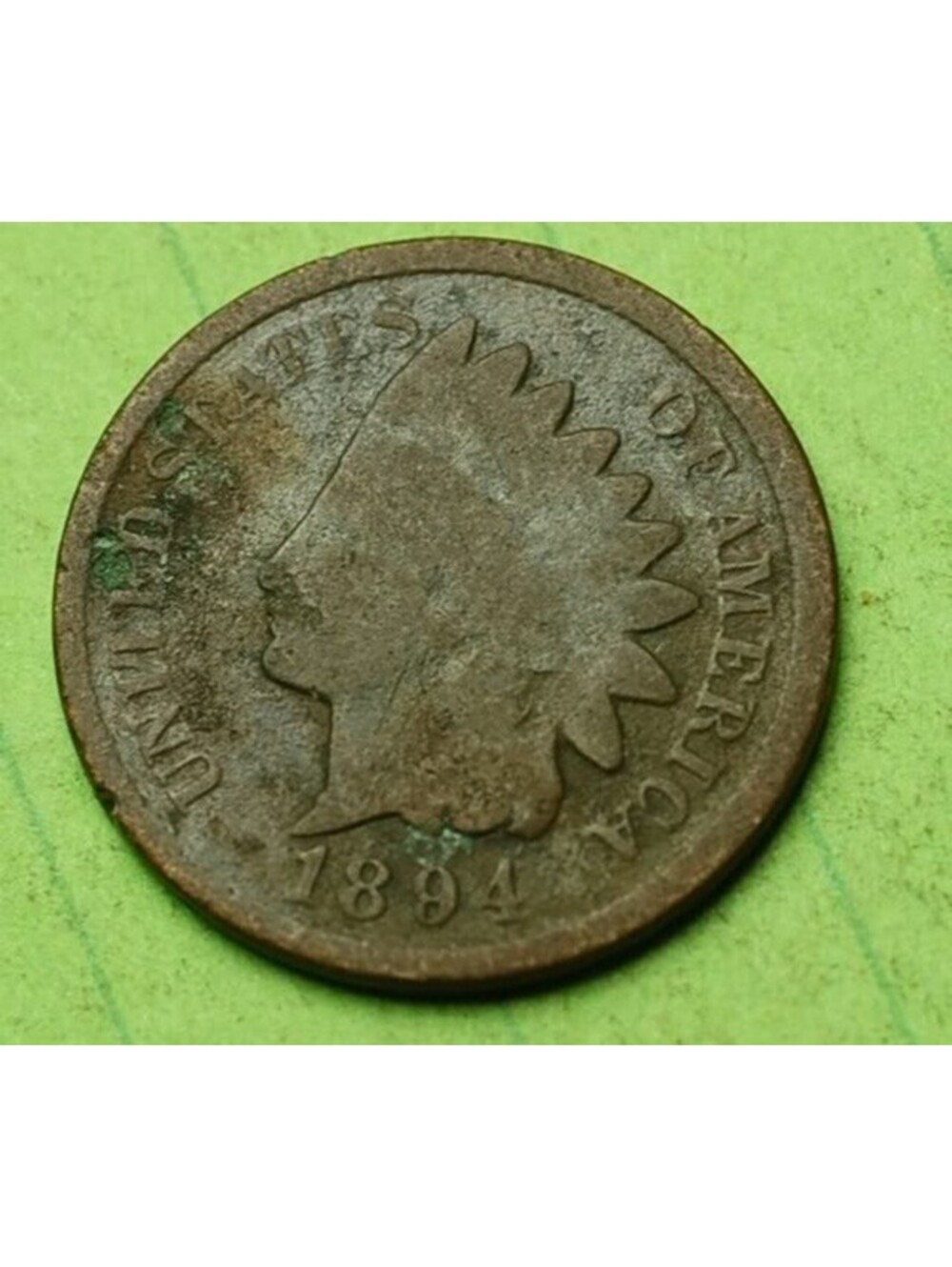 X446 1894 Indian Head Cent Penny 1c - Check Out Our Store old coin money collect